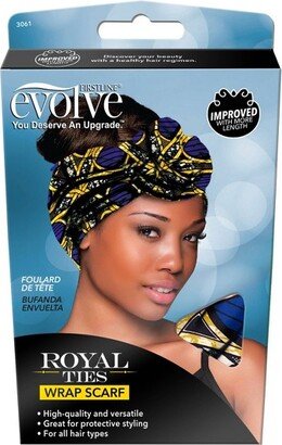 Evolve Products Royal Ties Wrap Scarf - Blue - 36ct