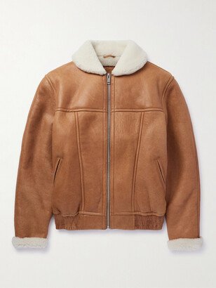 Marant Alberto Shearling-Lined Leather Jacket