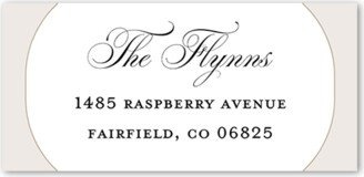 Address Labels: Elegant Essence Address Label, Gray, Address Label, Matte