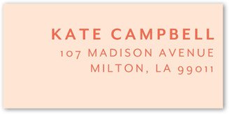 Wedding Address Labels: Modern Deco Address Label, Beige, Address Label, Matte