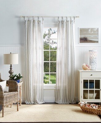 Martha Stewart Collection Laguna Stripe TietabCurtain Panel Set, 95