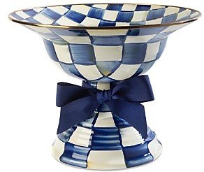 MacKenzie-Childs Royal Check Compote - Large