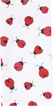 Ladybug Pattern Spring Kitchen Towel
