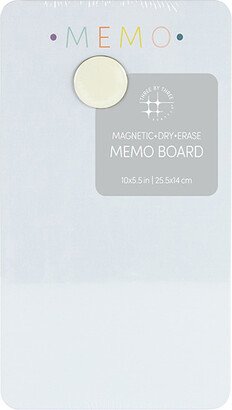 ThreeByThree Seattle Memo Magnetic Dry Erase Board White/Multicolor