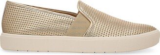 Blair Perforated Leather Slip-On Sneakers-AC