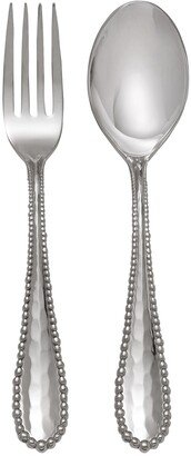 Molten Serving Set, Silver