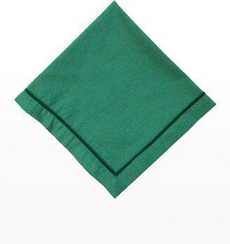 Velvet Trim Evergreen Napkin