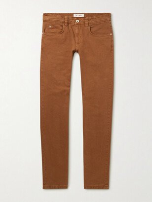 Straight-Leg Garment-Dyed Jeans-AC