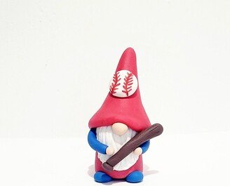 Miniature Gnome/ Baseball Gnome/Christmas/Gift/Tiered Tray/Garden Gnome