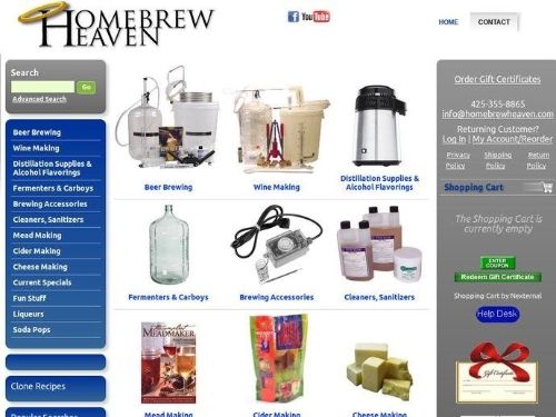 Homebrewheaven.com Promo Codes & Coupons
