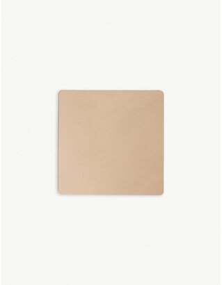 Lind Dna Sand Nupo Square Leather Coaster