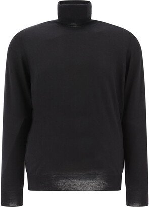 Cashmere and silk turtleneck sweater