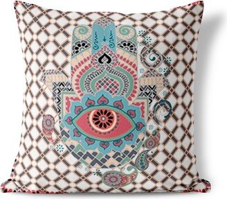 Amrita Sen Designs Amrita Sen Heavenly Hand Indoor Outdoor Pillow