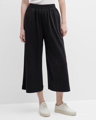 Flared Cropped Trousers-AG