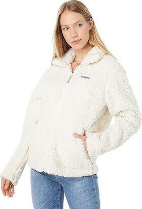 Winter Pass Sherpa Full Zip (Chalk) Women's Clothing