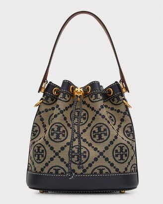 T Monogram Jacquard Bucket Bag