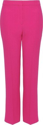 Cropped Straight-Leg Trousers-AI