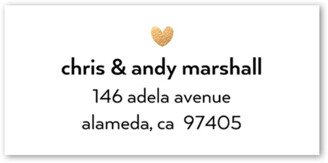 Wedding Address Labels: Minimal Layout Address Label, White, Address Label, Matte