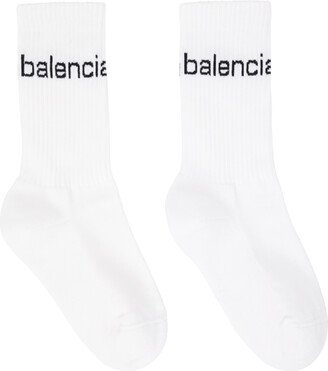 White Bal.Com Socks