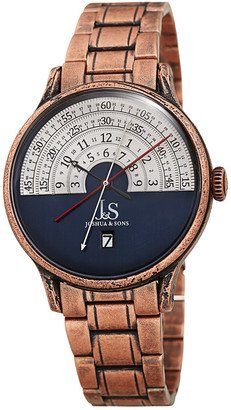 Joshua & Sons Men's Stainless Steel Watch-AA