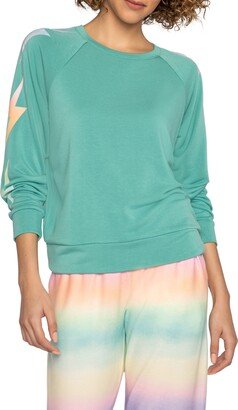 Gradient Vibes Long Sleeve Pajama Top-AA