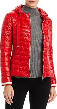 Hooded Down Puffer Jacket-AB