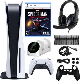 PlayStation 5 Console w/ SpiderMan Miles Morales Game & Kit