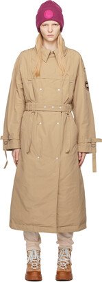 Tan Rokh Edition Down Trench Coat