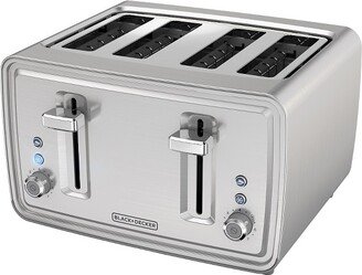 BLACK+DECKER 4 Slice Toaster - Stainless Steel - TR4900SSD