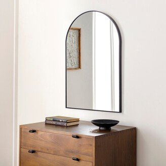 Aranya Modern Aluminum Arched Accent Mirror