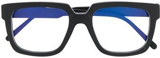 Two Tone Square Frame Glasses