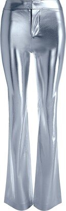 Livi Metallic Vegan Leather Pants-AA