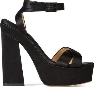 Gaia 140 Satin Platform Sandals-AA