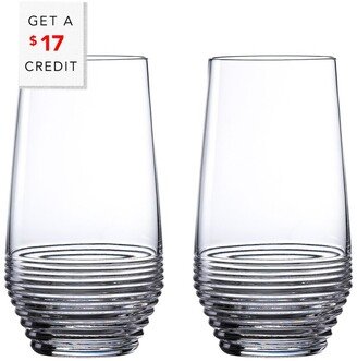 Set Of 2 Mixology Circon Hiball Glasses With $17 Credit