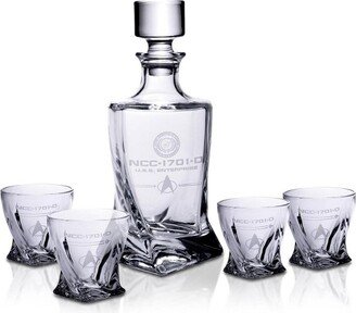 Ukonic Star Trek: The Next Generation 5-Piece Whiskey Decanter Set