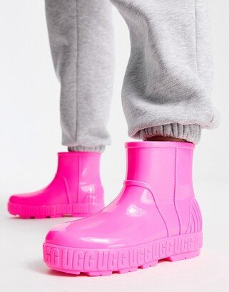 Drizlita rain boots with shearling insole in pink