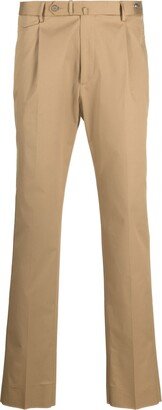 Straight-Leg Tailored Trousers-EX