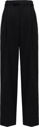 Straight-Leg Wool Trousers-AU