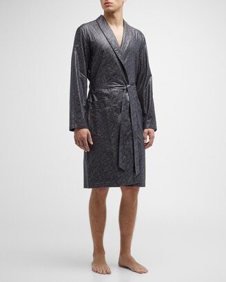 Selection Printed Cotton Robe