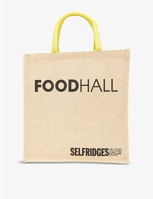 Selfridges Selection Canvas Wine Carrier bag