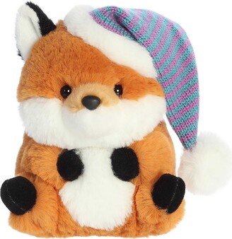 Small Fern Fox Rolly Pet Festive Plush Toy Orange 5.5