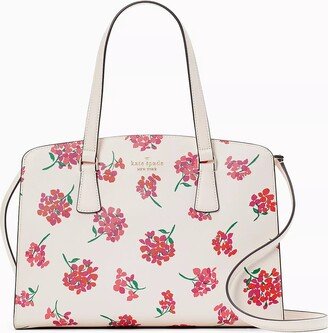 Perry Floral Medium Satchel