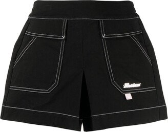Musium Div. Logo-Plaque Cotton Shorts