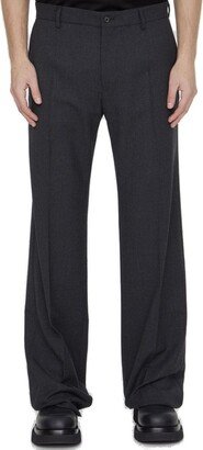 Buttoned Straight Leg Trousers-AA