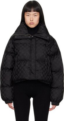 Black Monogram Puffer Jacket