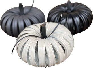 Halloween Mason Jar Ring Pumpkins/Canning Pumpkin