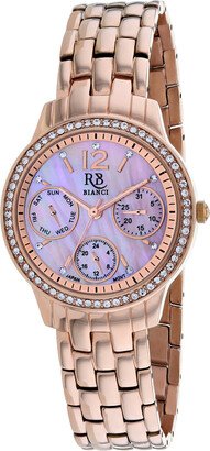 Women's Pink mother of pearl dial Watch