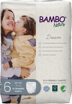 Bambo Nature Dream Unisex Training Pants, Size 6, 19 Count, 3 Packs, 57 Total