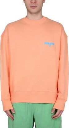 Logo Printed Crewneck Sweatshirt-BE