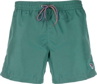 Drawstring-Waist Swim Shorts